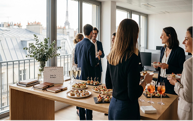 Buffet traiteur pour evenement d'entreprise